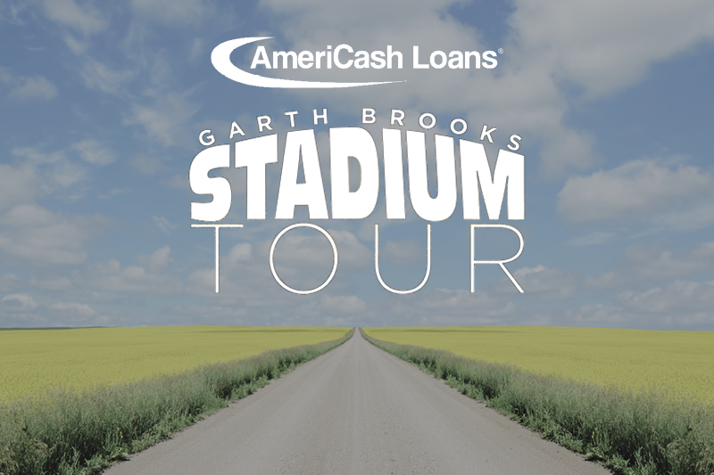 AmeriCash Loans and B-104 celebrate the grand opening of our New Bloomington Location With Garth Brooks tickets!