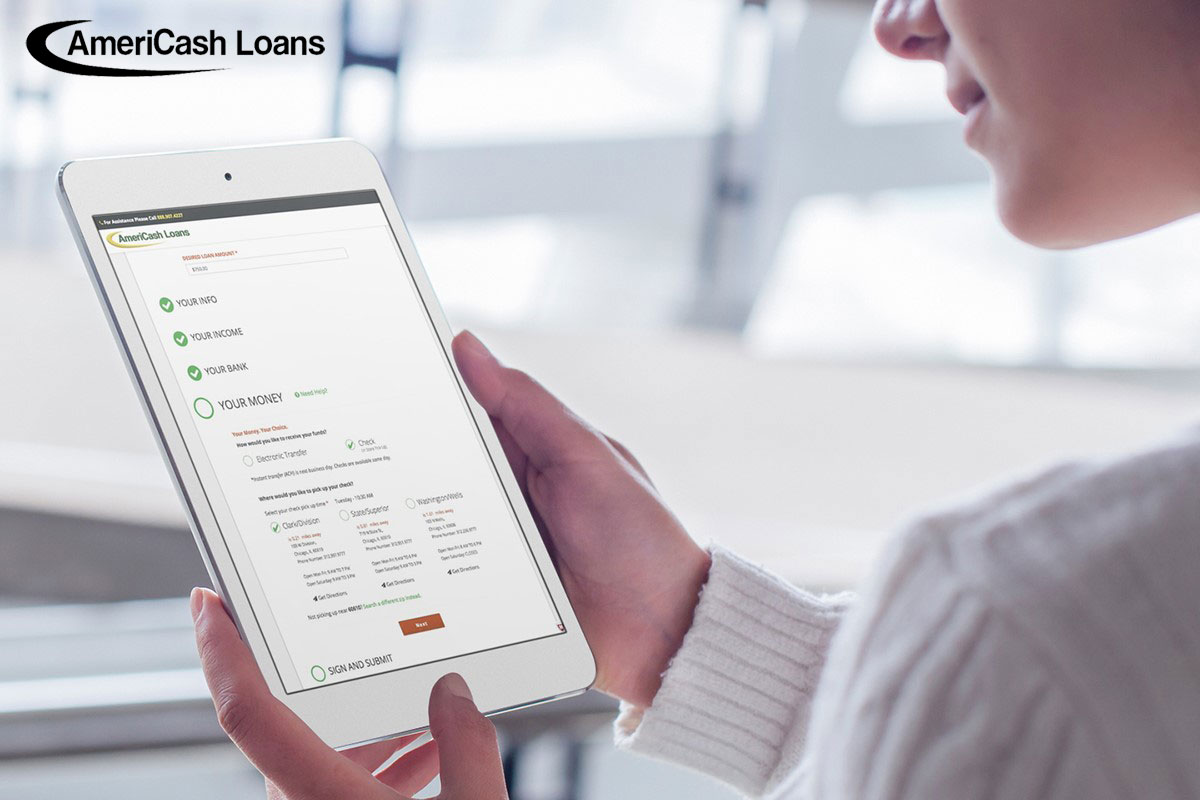 AmeriCash Loans Reveals New Application Features: Electronic Transfer and Choose Your Location